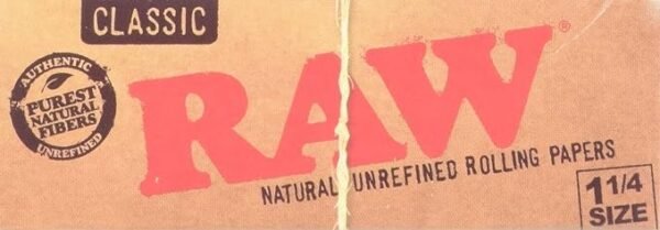 Raw 1 1/4 Rolling Papers