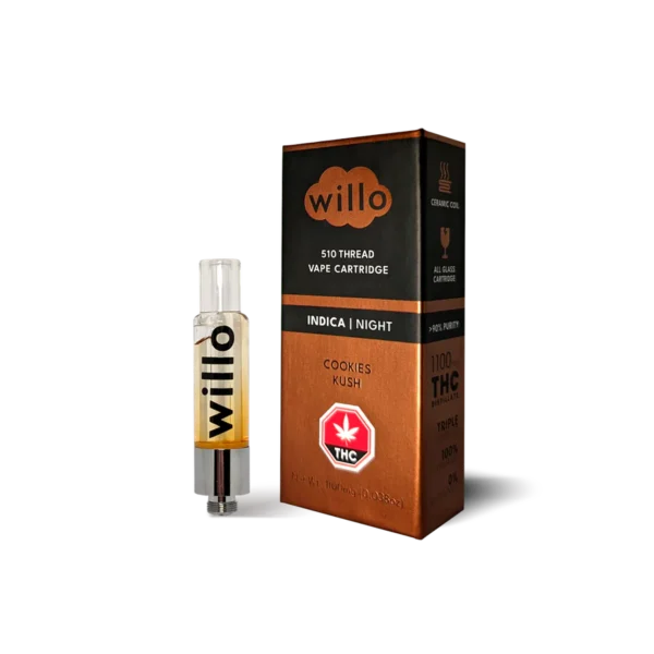 Willo 1100mg THC 510 Thread Vape Cartridge - Image 6