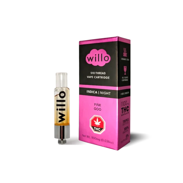 Willo 1100mg THC 510 Thread Vape Cartridge - Image 4