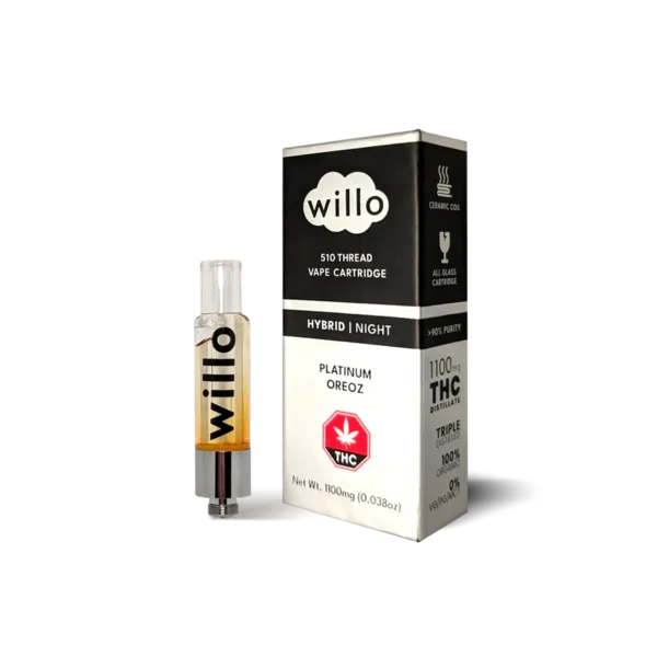 Willo 1100mg THC 510 Thread Vape Cartridge - Image 3