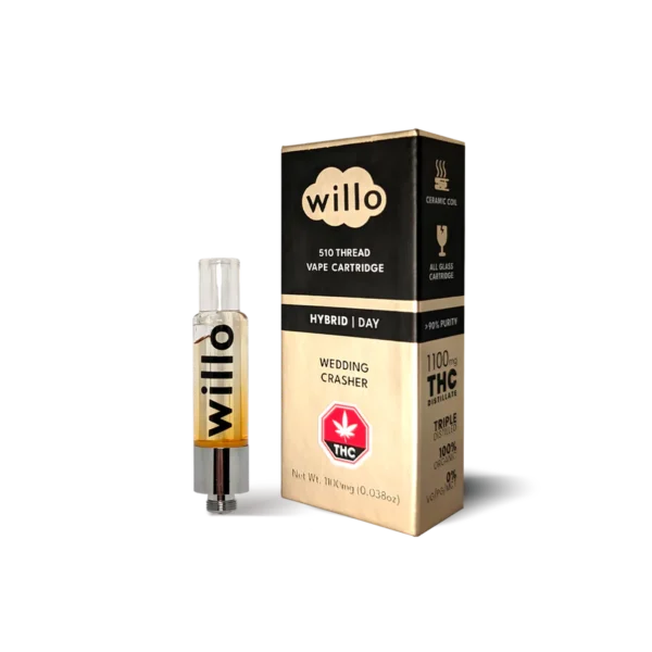Willo 1100mg THC 510 Thread Vape Cartridge - Image 2